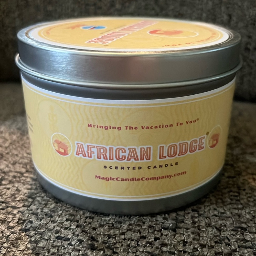 African Lodge LARGE Magic Candle Company Disney Theme Park Kingdom